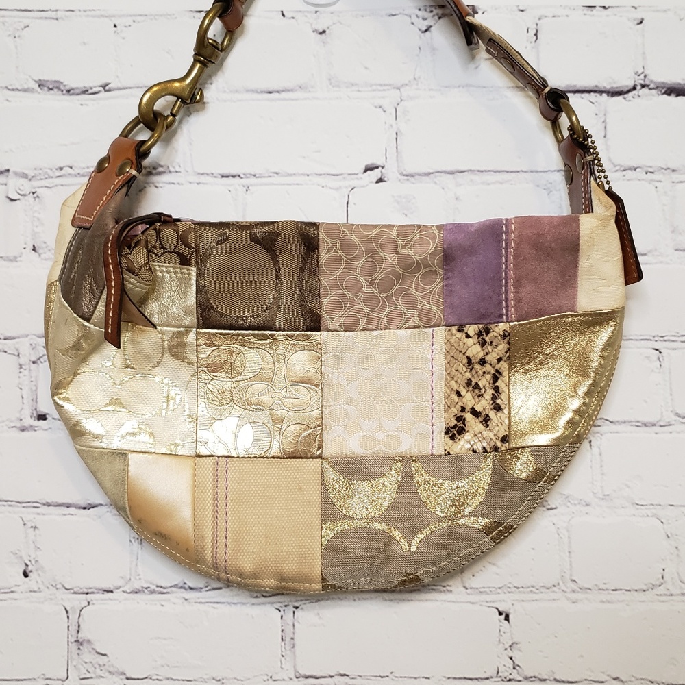 Authentic Coach Multicolored, Patchwork Purse